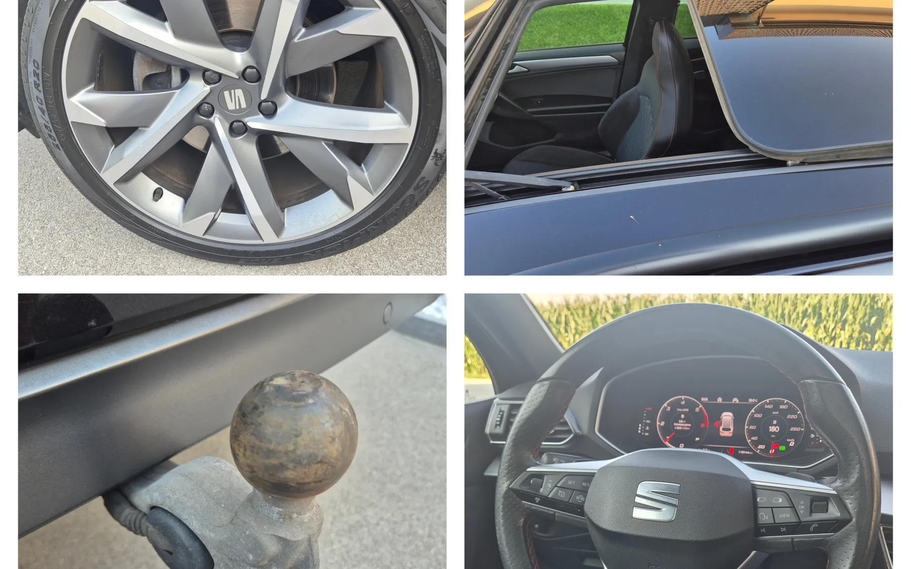 Notranja slika - Seat Tarraco - 4Drive 2,0 TDI FR DSG - 10