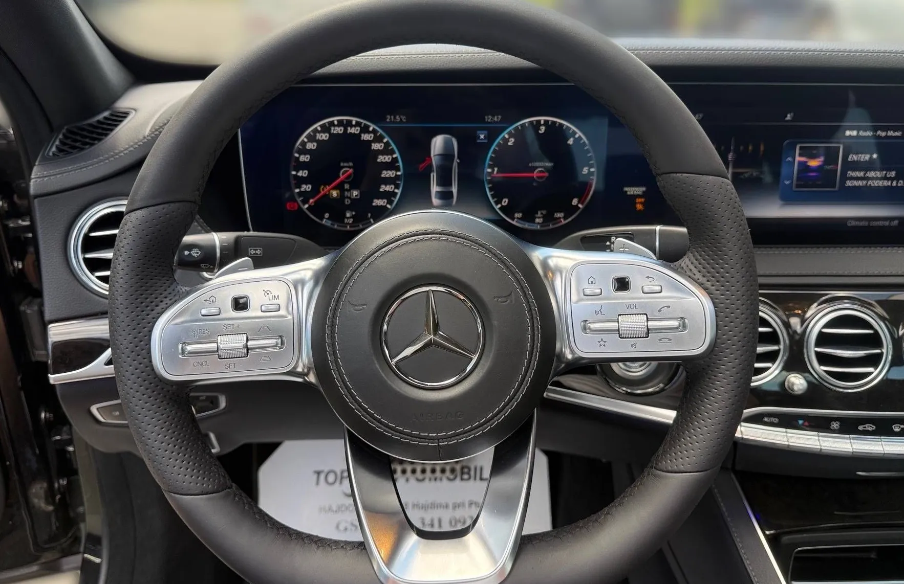 Zunanja slika - Mercedes-Benz S-Razred - 350d 4MATIC AMG LINE PANO MASAŽA ACC 360 ZRAČNO .. - 15