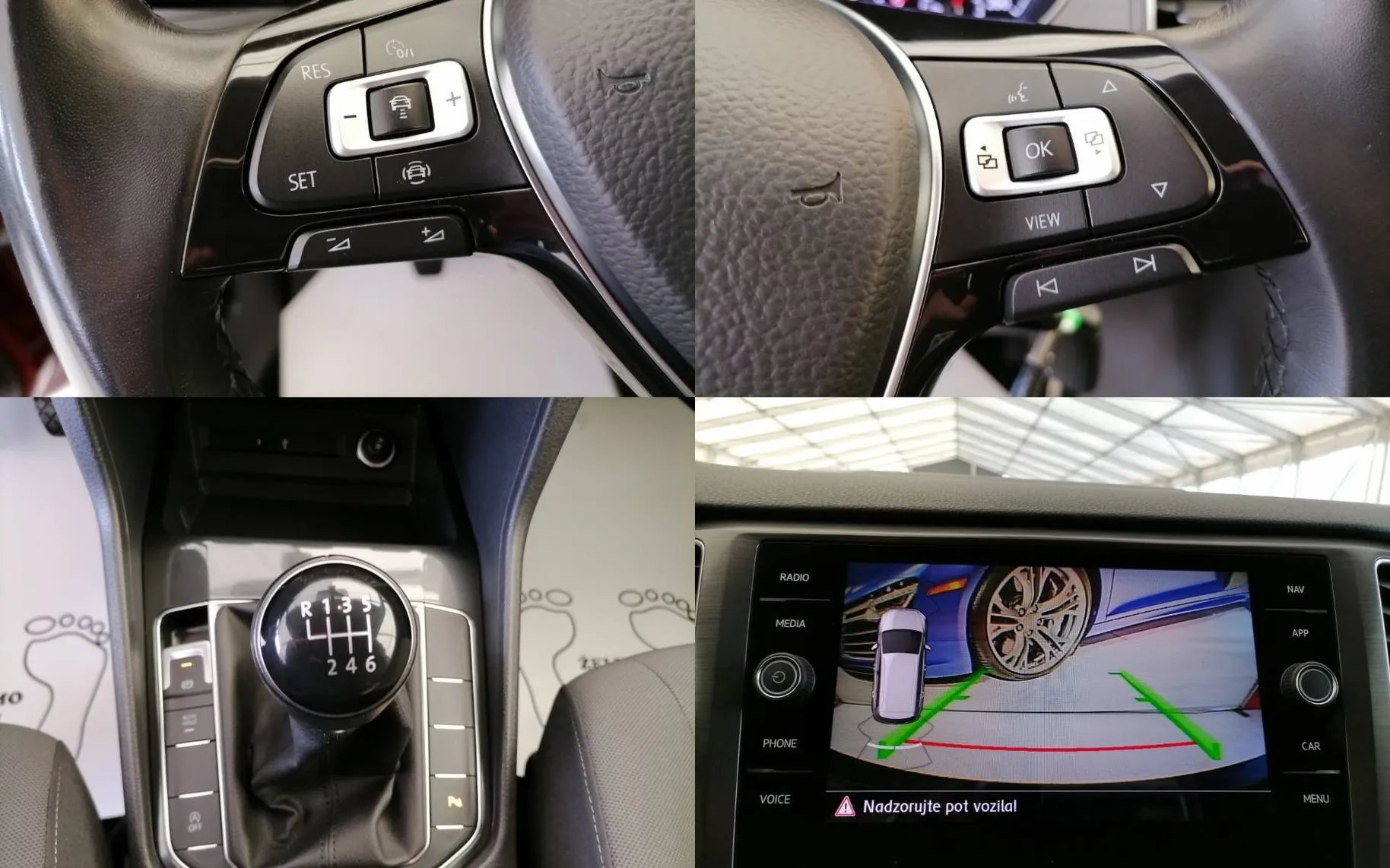 Notranja slika - Volkswagen Golf Sportsvan - 1.0 TSI Comfortline  LED NAVI ALU KAMERA 1.LASTN - 9