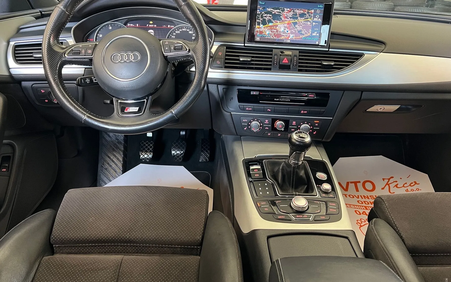 Notranja slika - Audi A6 Avant - 2.0 TDI-S-LINE-BI-XENON-LED-NAVI-TEMPOMAT-SERVI KN - 10