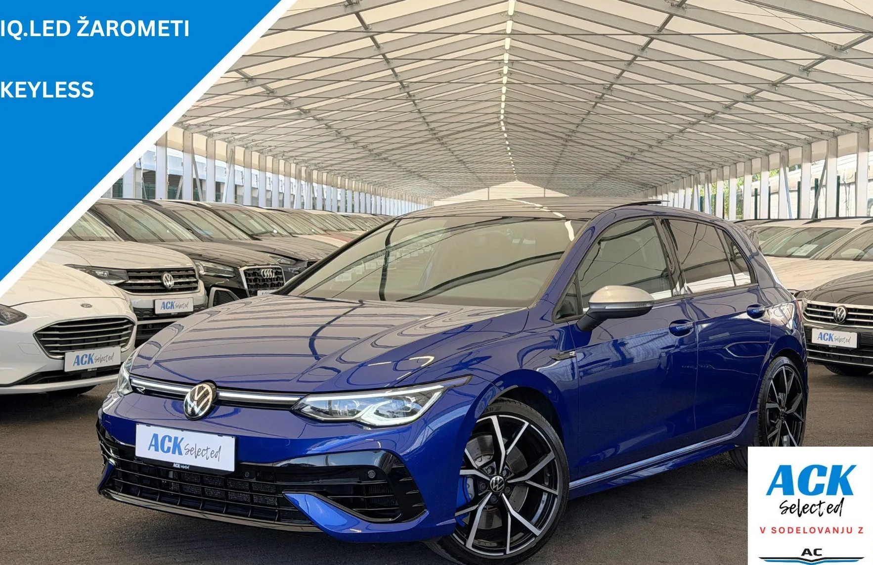 Zunanja slika - Volkswagen Golf - R 2.0 TSI 4M DSG -SLO-PANO-USNJE-R PERFORMANCE - 1