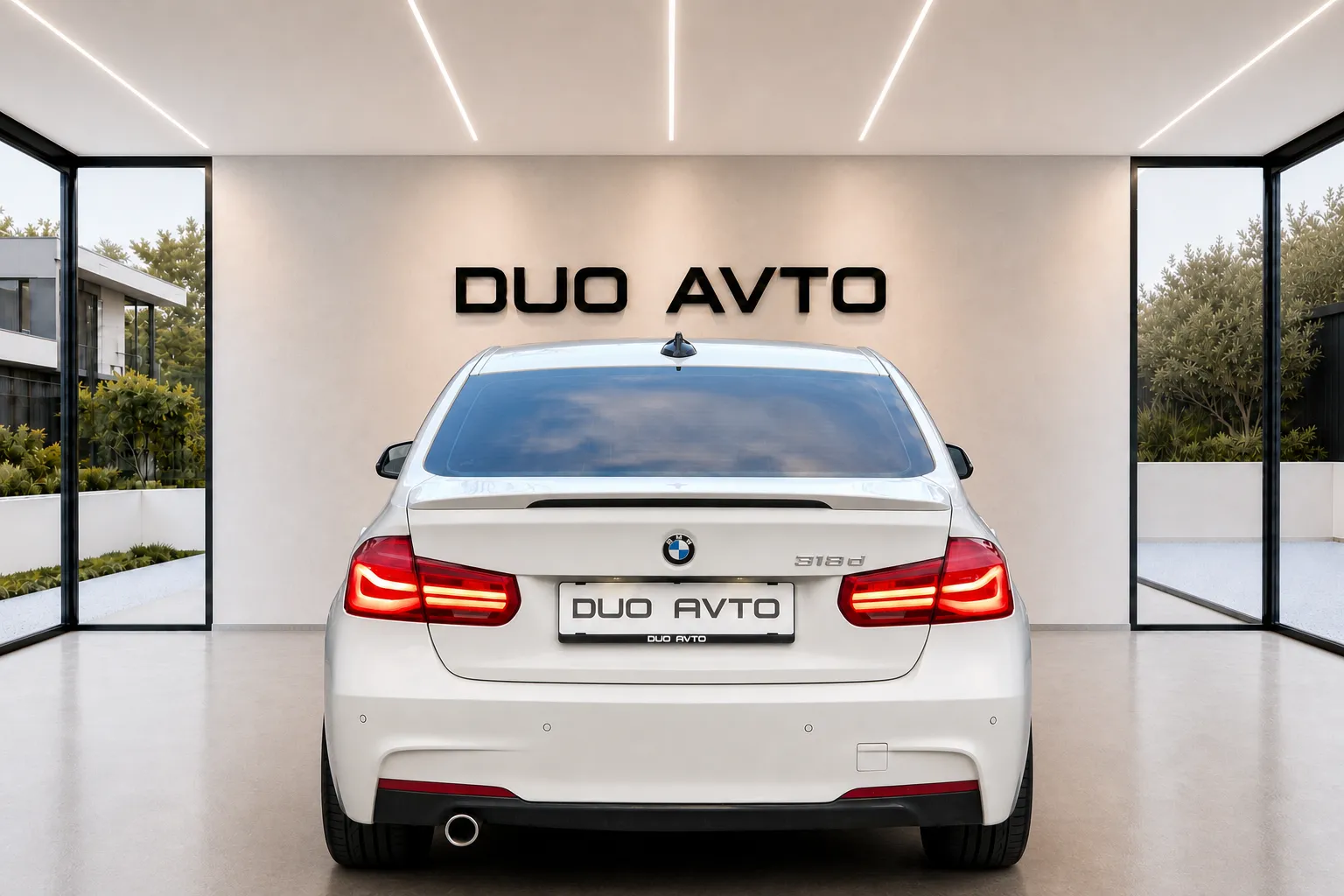 Notranja slika - BMW serija 3: - 318D-M SPORT-LED-FACELIFT-NA OBROKE TUJCI ZAČASNA - 11