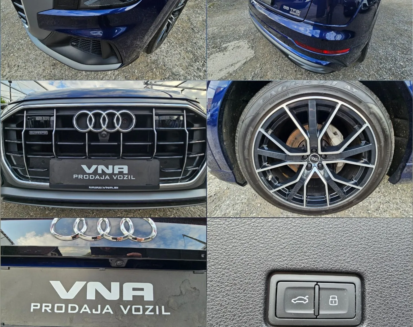 Notranja slika - Audi Q8 - 55 TFSI S-LINE |MATRIX|3D-KAM|KLJUKA|AIR-MATIC|A20 - 12