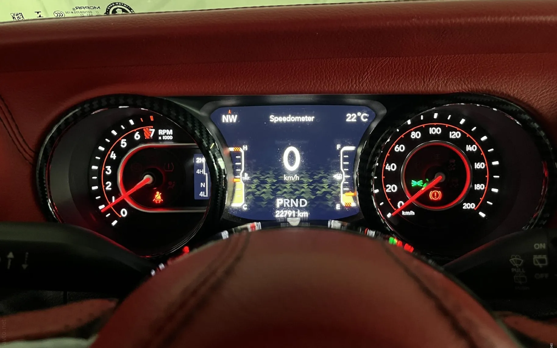 Notranja slika - Jeep Wrangler - V6 Militem... - 12