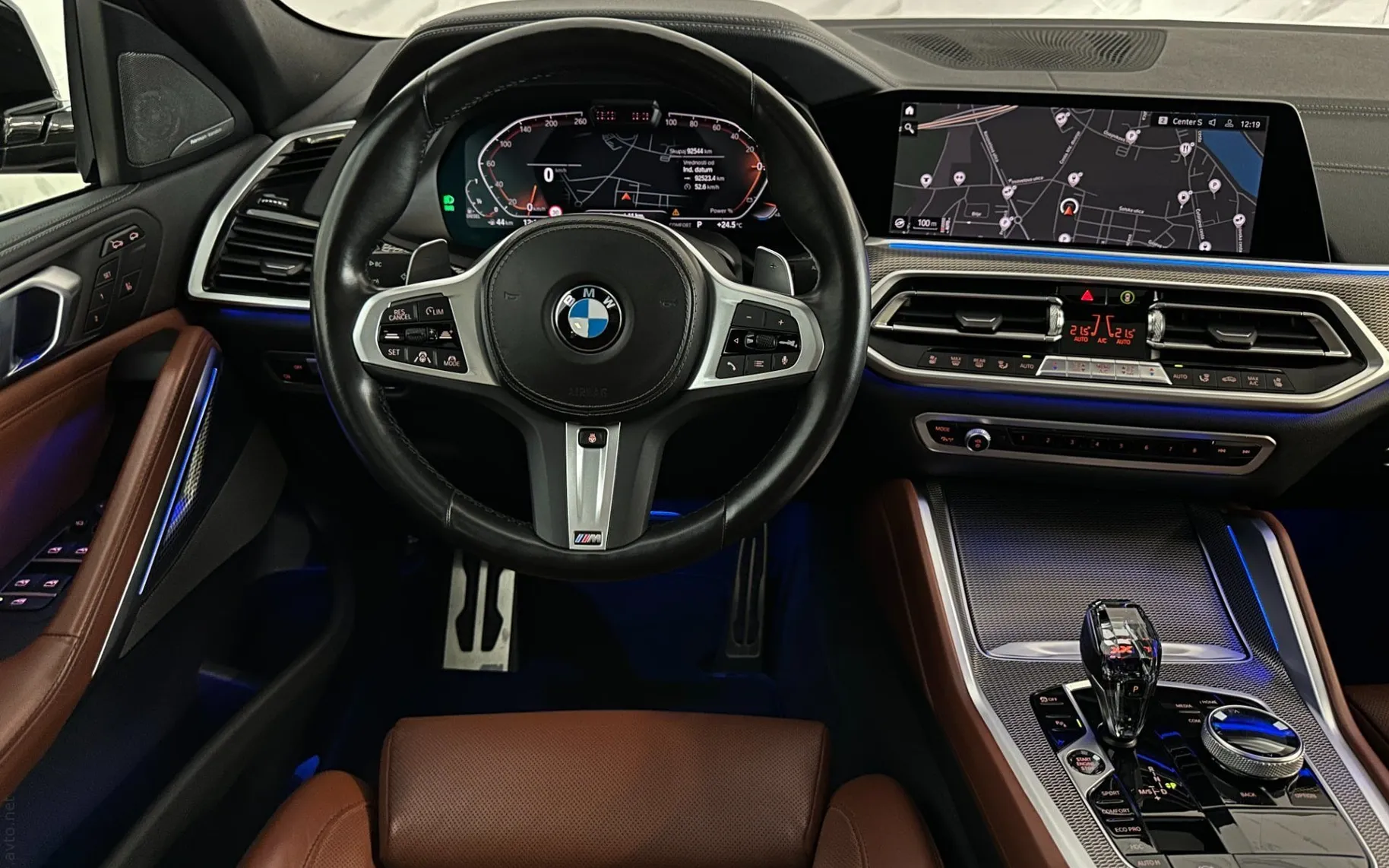 Notranja slika - BMW serija X6: - xD40d|M|SkyL|22col|Laser|4WS|SoftC|Hlaj|ACC|Harm.. - 11