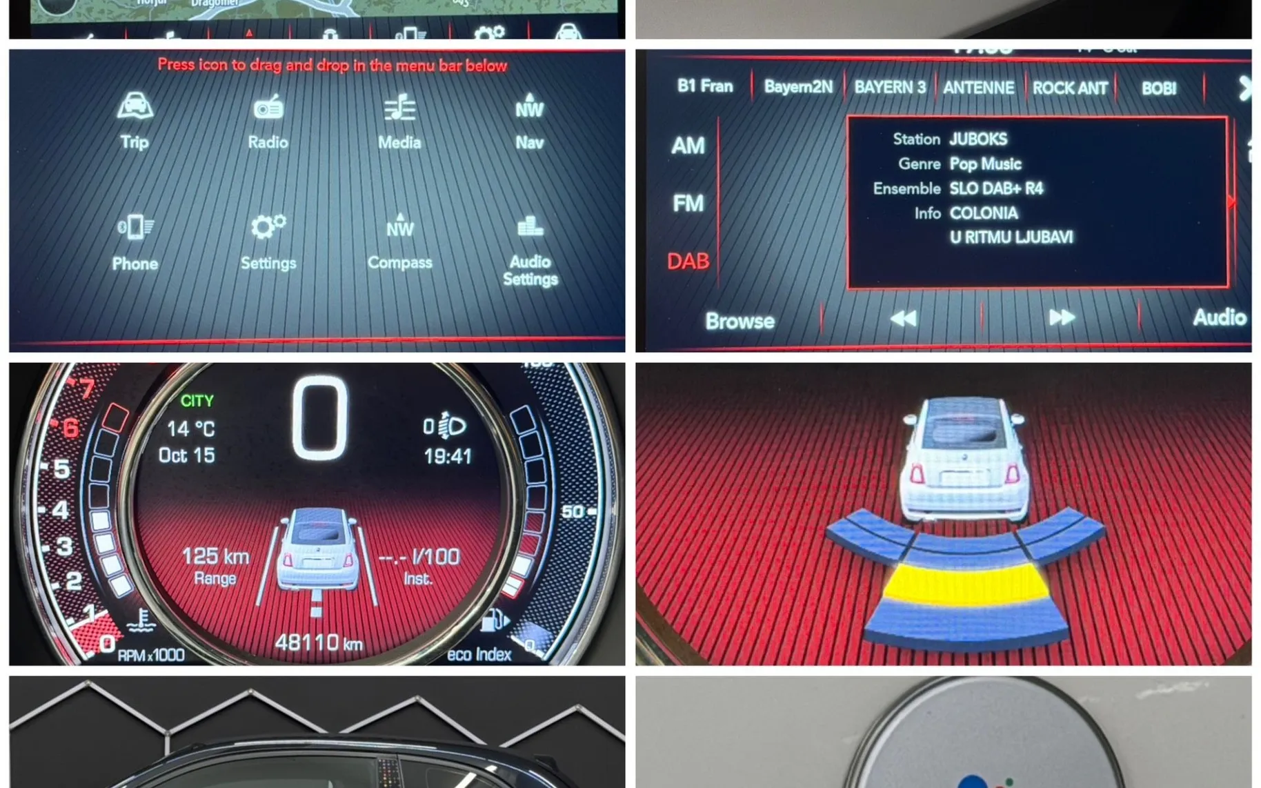 Notranja slika - Fiat 500C - 1.0 GSE BSG Sport Hey Google MHEV|VIRTUAL|NAVI - 11