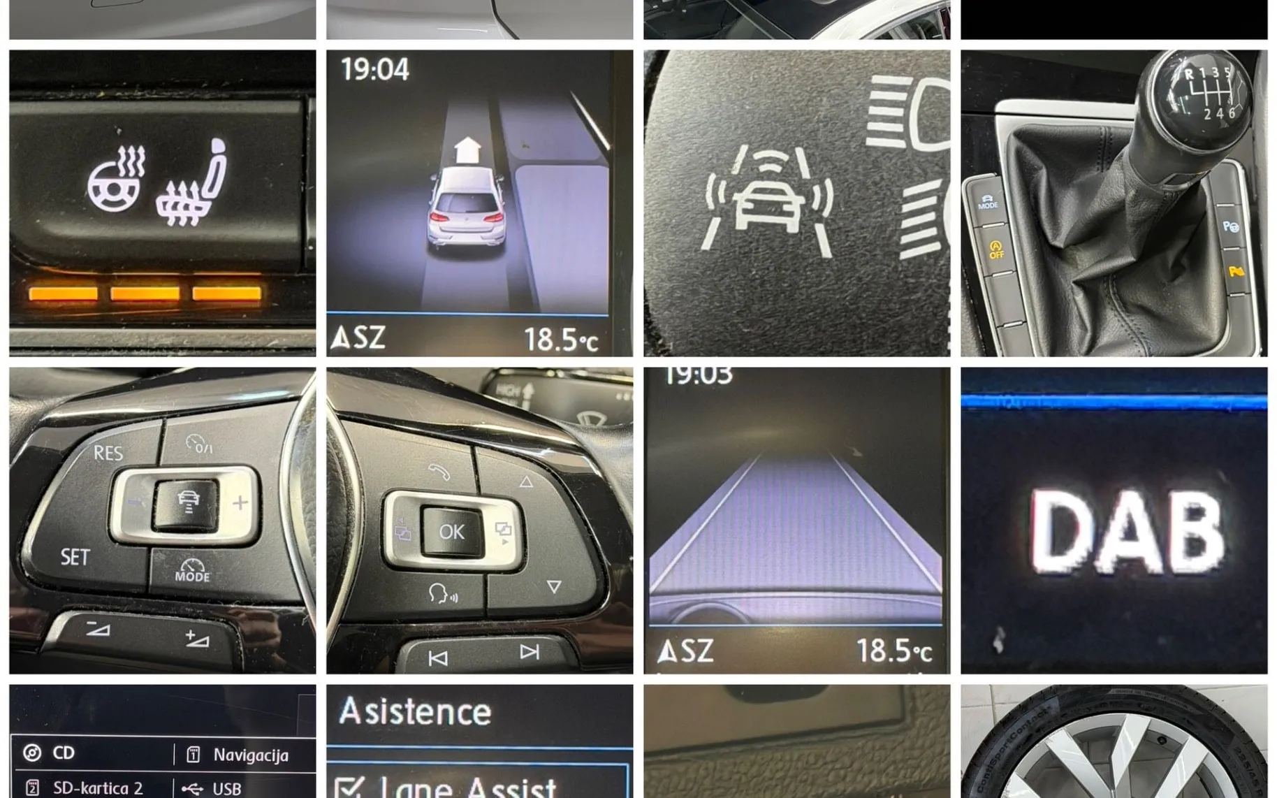 Notranja slika - Volkswagen Golf - 2.0 TDI Highline|PANORAMA|LED|ACC|KAMERA|PERLA| - 12