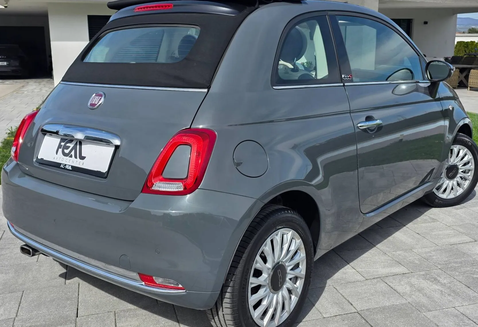 Zunanja slika - Fiat 500C - 0.9 TWIN TURBO-CABRIO-KOT NOV-LED-PDC-ZASLON - 4