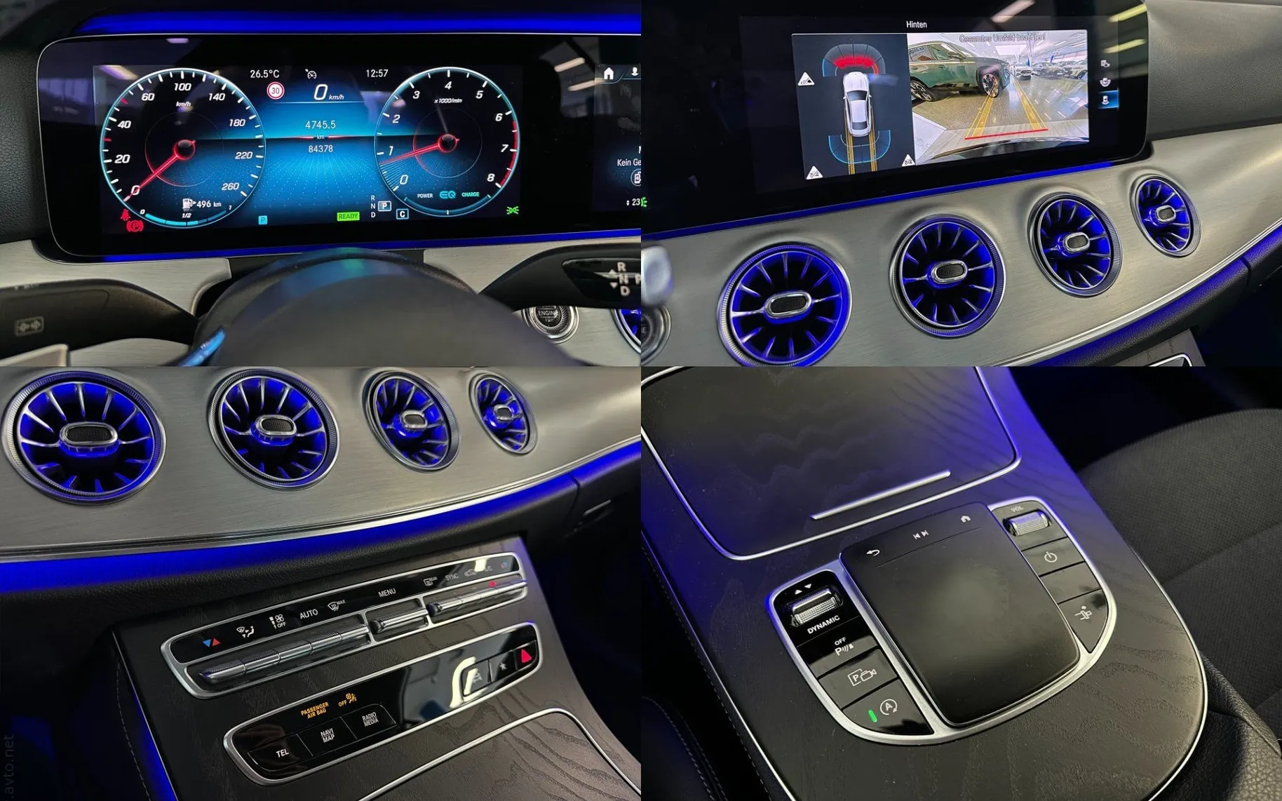 Notranja slika - Mercedes-Benz E-Razred - 200 Coupe Kamera - AmbientL - PDC - Gretje - R17 . - 11