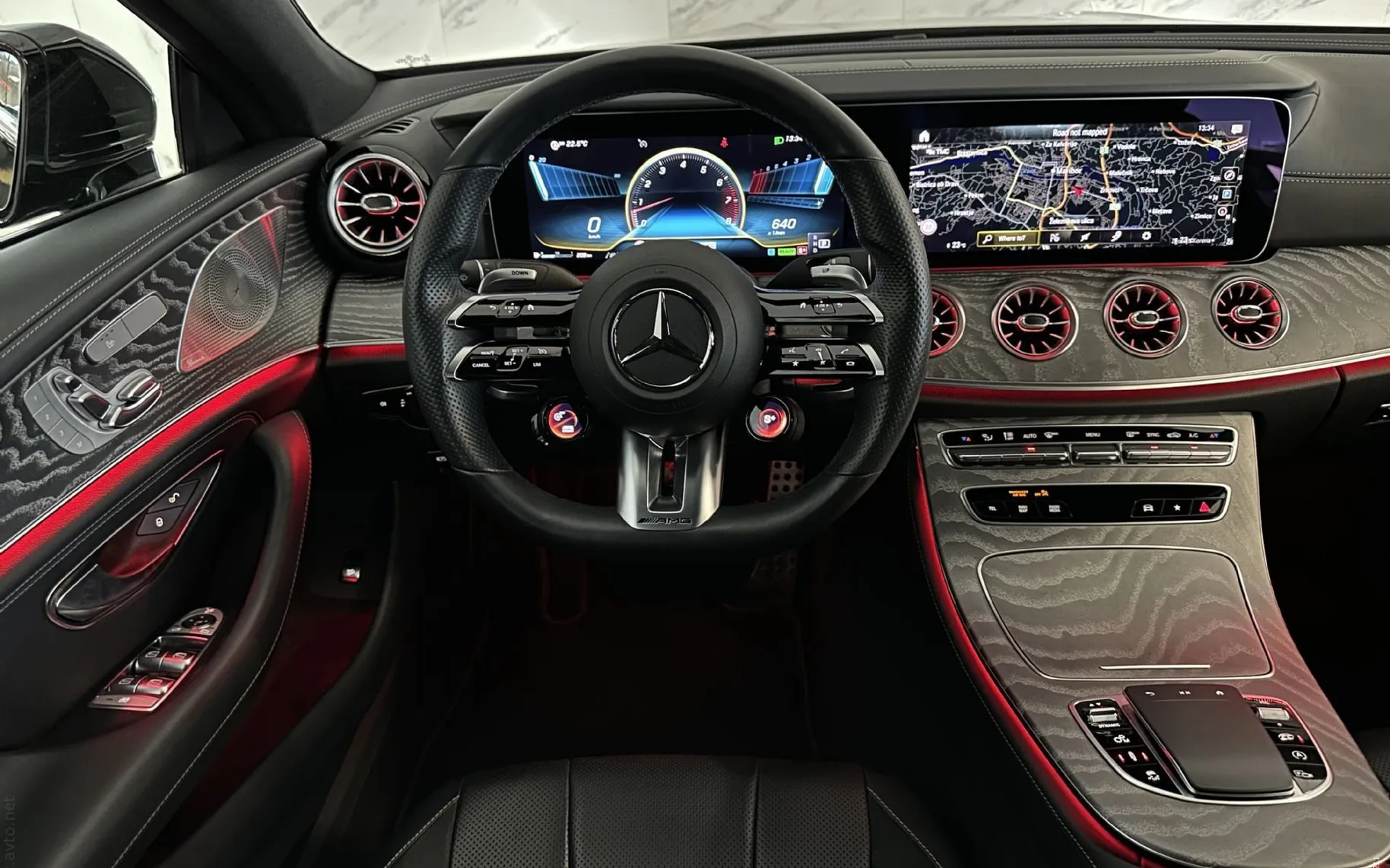 Notranja slika - Mercedes-Benz CLS-Razred - AMG 53 4MATIC+ |Zračno|360K|Kljuka|Burm|Memory|R.. - 9
