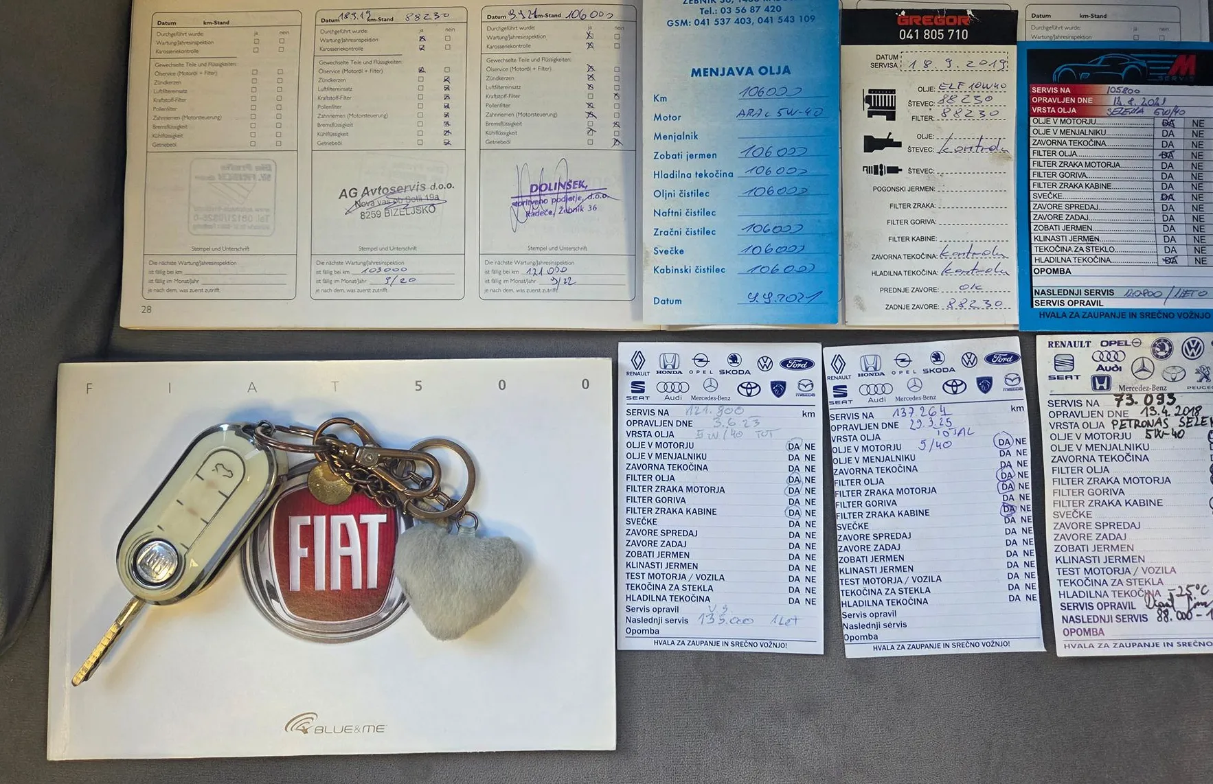 Zunanja slika - Fiat 500 - 1.2-klima-panorama-alu-samo145.000km-servisiran - 14