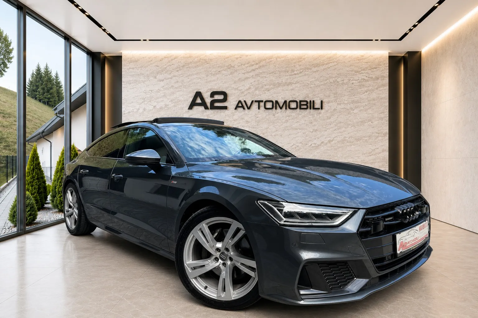 Notranja slika - Audi A7 - Sportback 50 TDI quattro S-LINE-PANORAMA-VIRTUAL- - 9