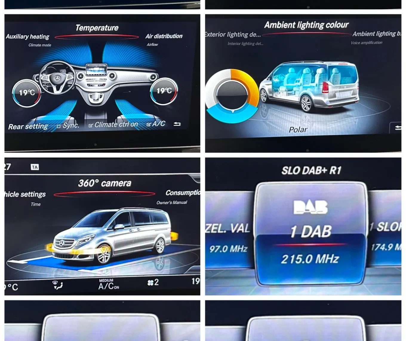 Notranja slika - Mercedes-Benz V-Razred - V 250 d 140KW+WEBASTO+360KAMERA+BURMESTER+AMBIENT - 9