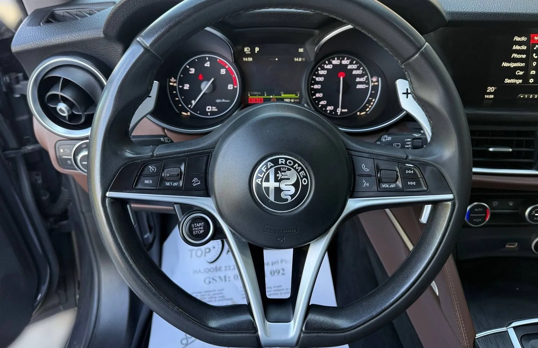 Zunanja slika - Alfa Romeo Stelvio - 2.2 Diesel LED NAVI TEMPOMAT KAMERA PDC USNJE TOP - 16