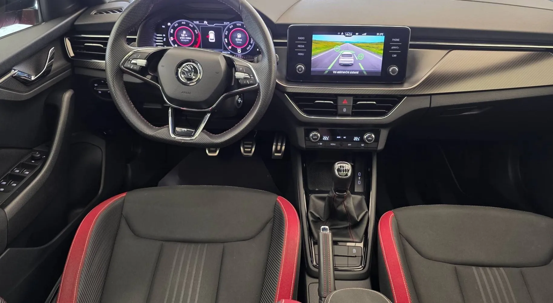 Notranja slika - Škoda Kamiq - 1.0 TSI Monte Carlo-1 Lastnik-SLO-Dod.kolesa zimsk - 9