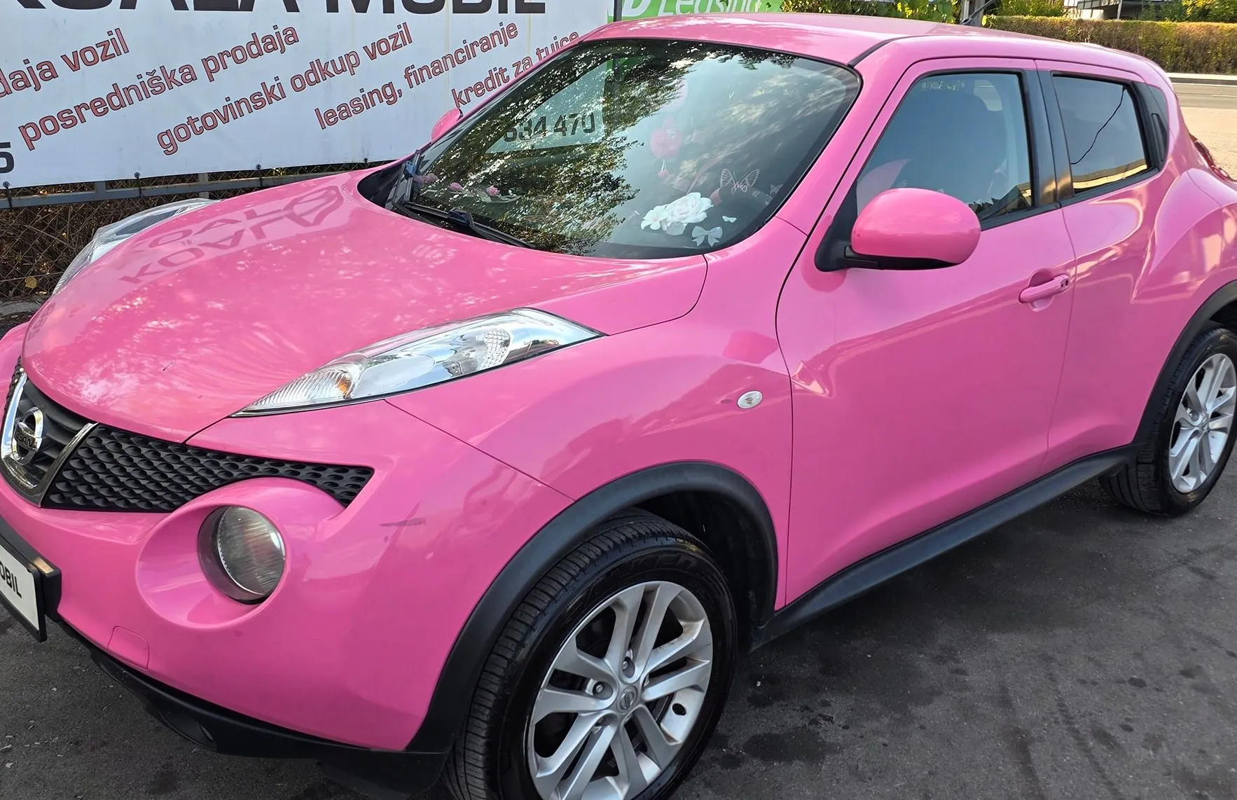 Zunanja slika - Nissan Juke - 1.5 dCi PINK PAKET KLIMA-ALU PLATIŠČA-SLOVENSKI - 8