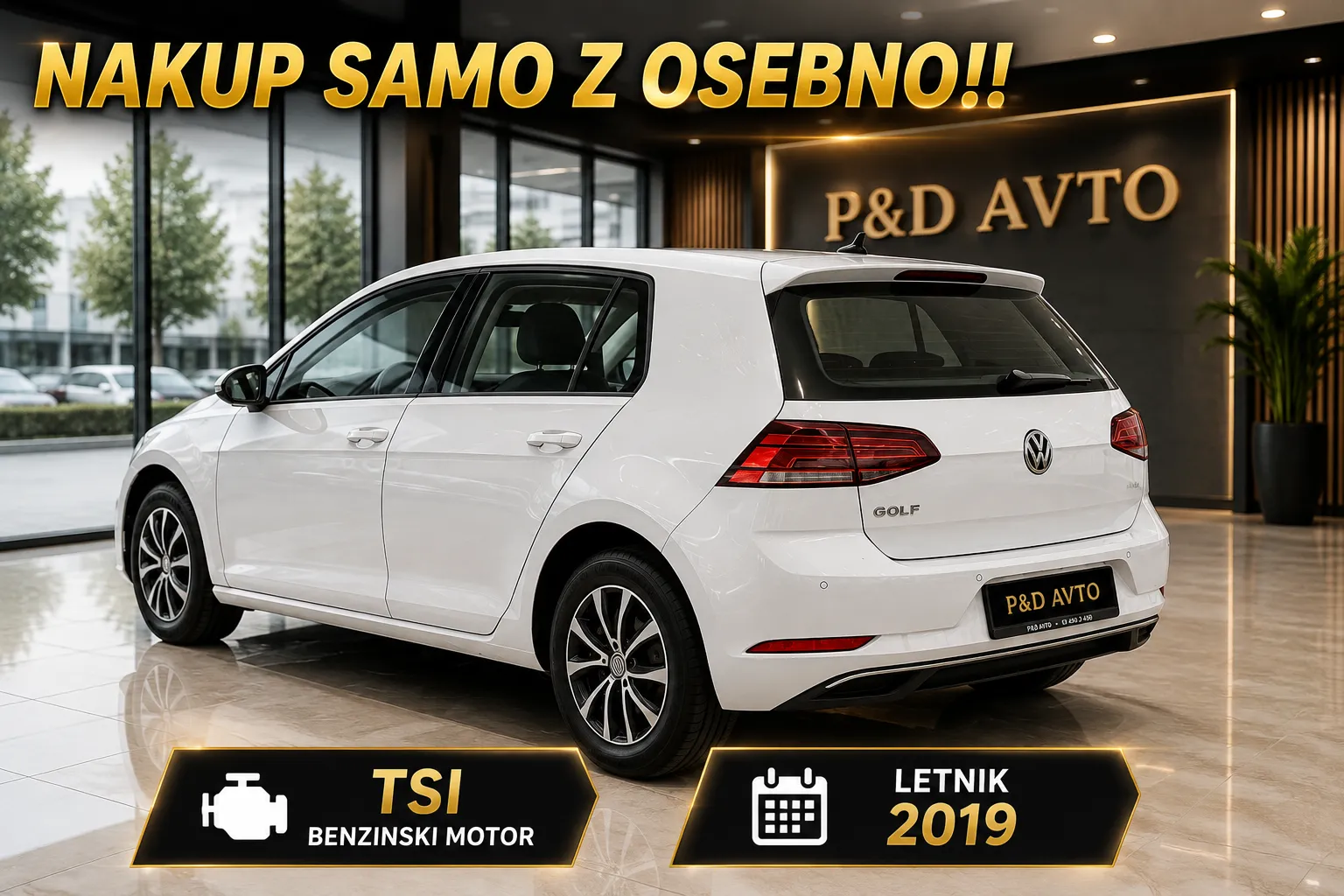 Zunanja slika - Volkswagen Golf - VII 1.0 TSI Trendline BlueMotion Tech - 4
