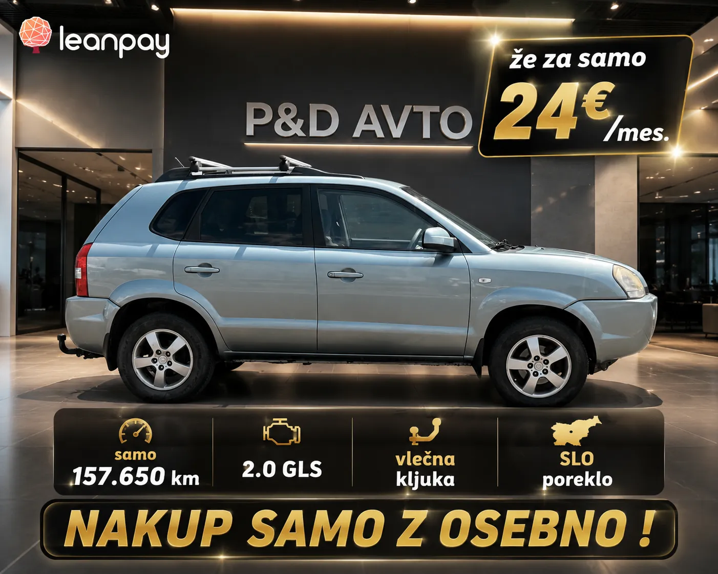 Zunanja slika - Hyundai Tucson - 2WD 2,0 CVVT GLS - 1