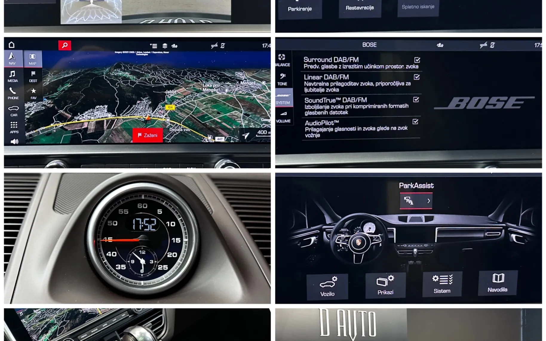 Notranja slika - Porsche Macan - S ZRAČNO+PANO+BOSE+ACC+CHRONO+360KAMERA+HLAJENJE S - 9