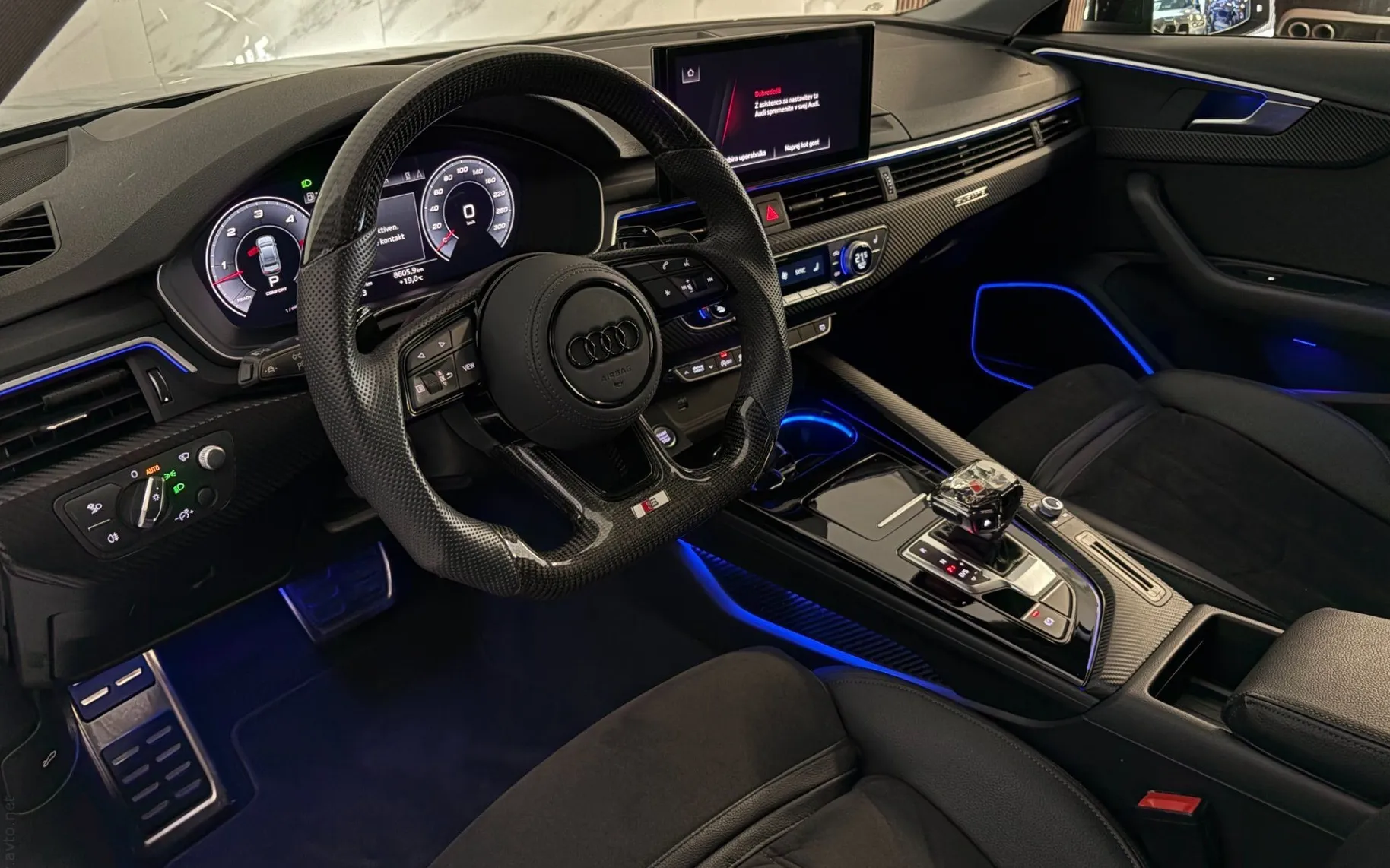 Notranja slika - Audi A4 - 3.0 TDI |Q|Matrix|Kamera|ACC|HUD|Gretje|Virtual| - 8