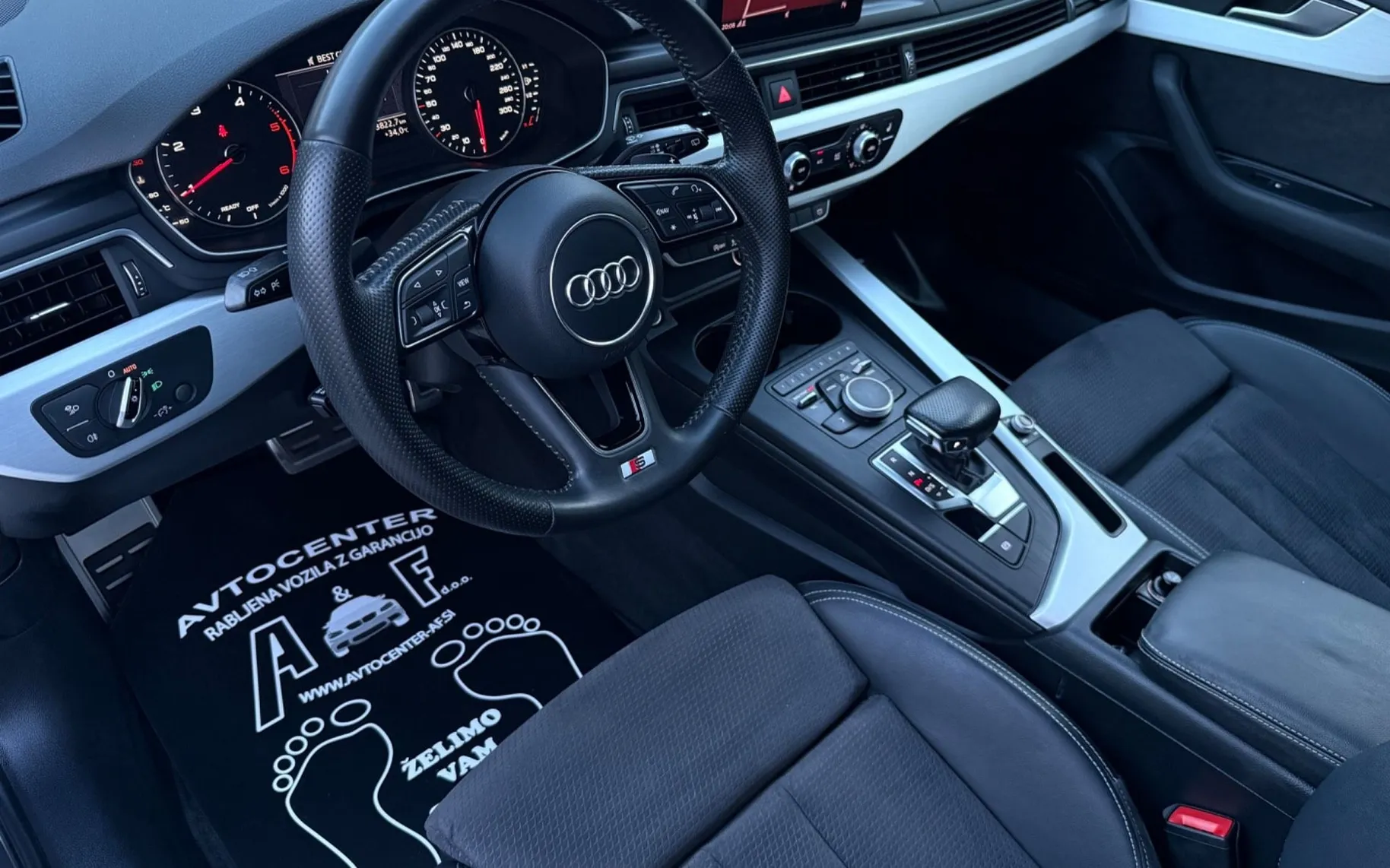 Notranja slika - Audi A4 Avant - 2.0 TDI-AUT-3X S LINE-MASAŽA-LIZING ZA TUJCE - 9