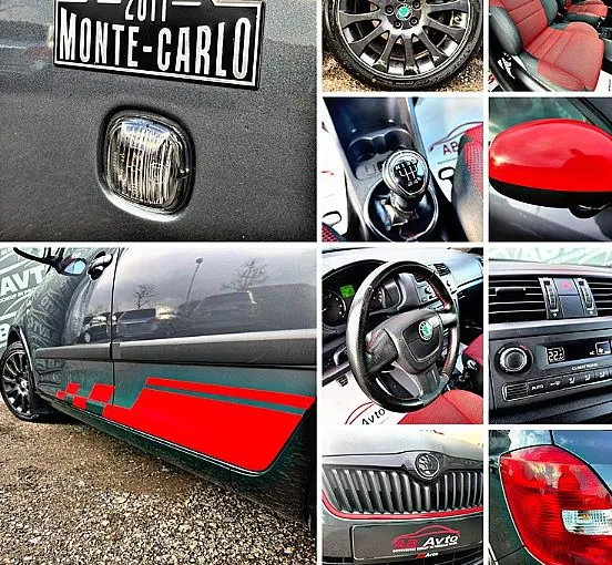 Zunanja slika - Škoda Fabia - 1.2 TSI MONTE CARLO+SLO+1LASTNIK+SERVISIRAN+UGODNO - 12