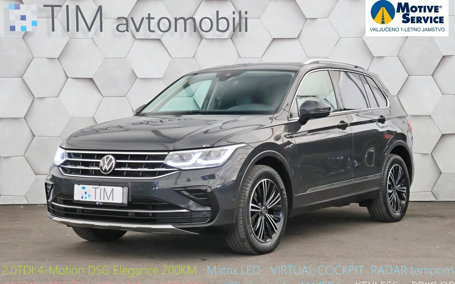 Zunanja slika - Volkswagen Tiguan - 2.0 TDI 4-Motion DSG Elegance 200KM - 1