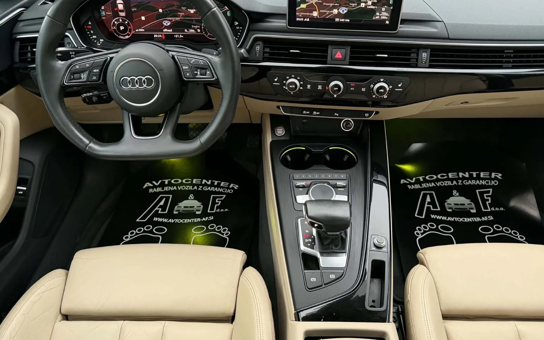 Notranja slika - Audi A4 - 2.0 TDI-AUT-161.000km-S LINE-VIRTUAL-AMBINET-ACC- - 9