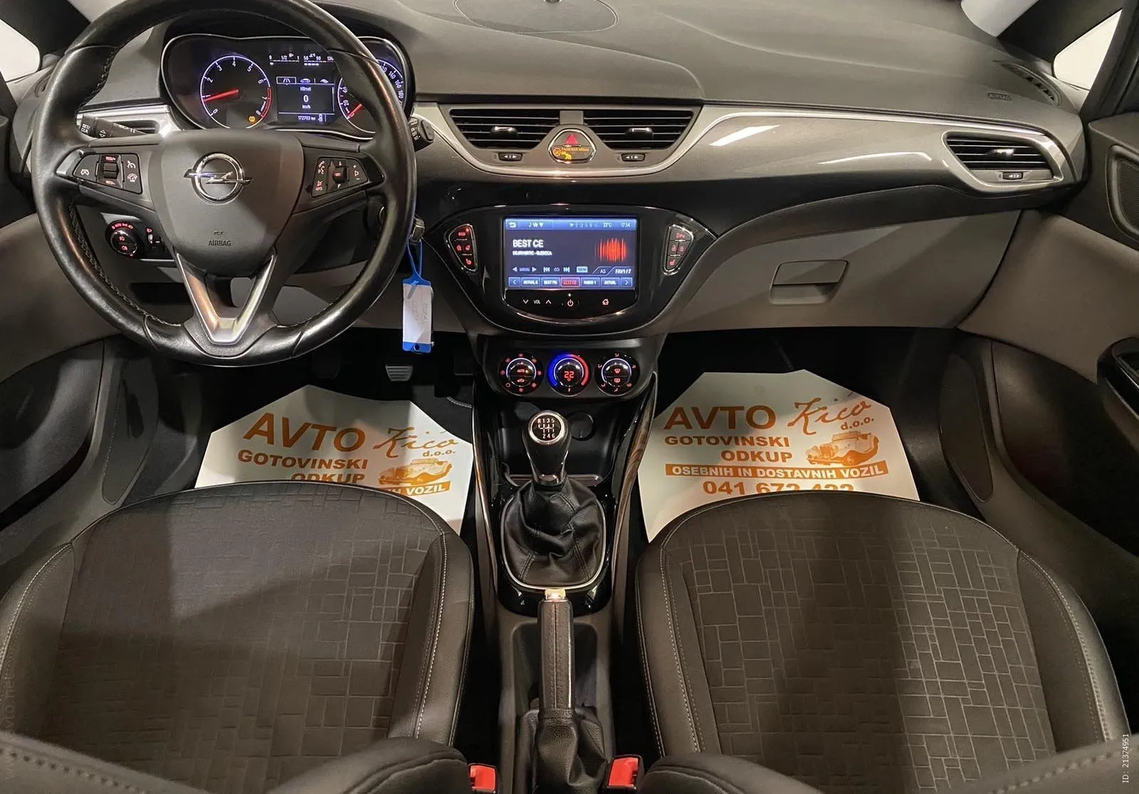 Notranja slika - Opel Corsa - 1.0 TURBO-XENON-MRTVI KOTI-PDC-TEMPOMAT... - 10