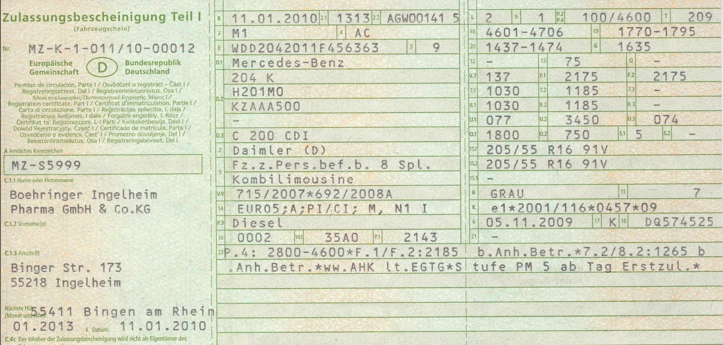 Servisna knjižica - Mercedes-Benz C-Razred - C 200 CDI T Classic - 25