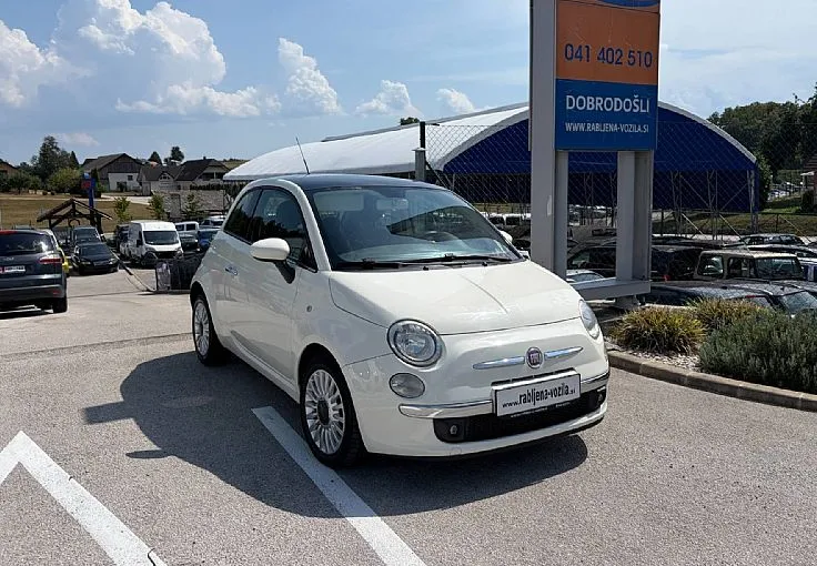 Zunanja slika - Fiat 500 - 0.9 TwinAir Turbo Lounge ZELO LEPP PANORAMA - 1