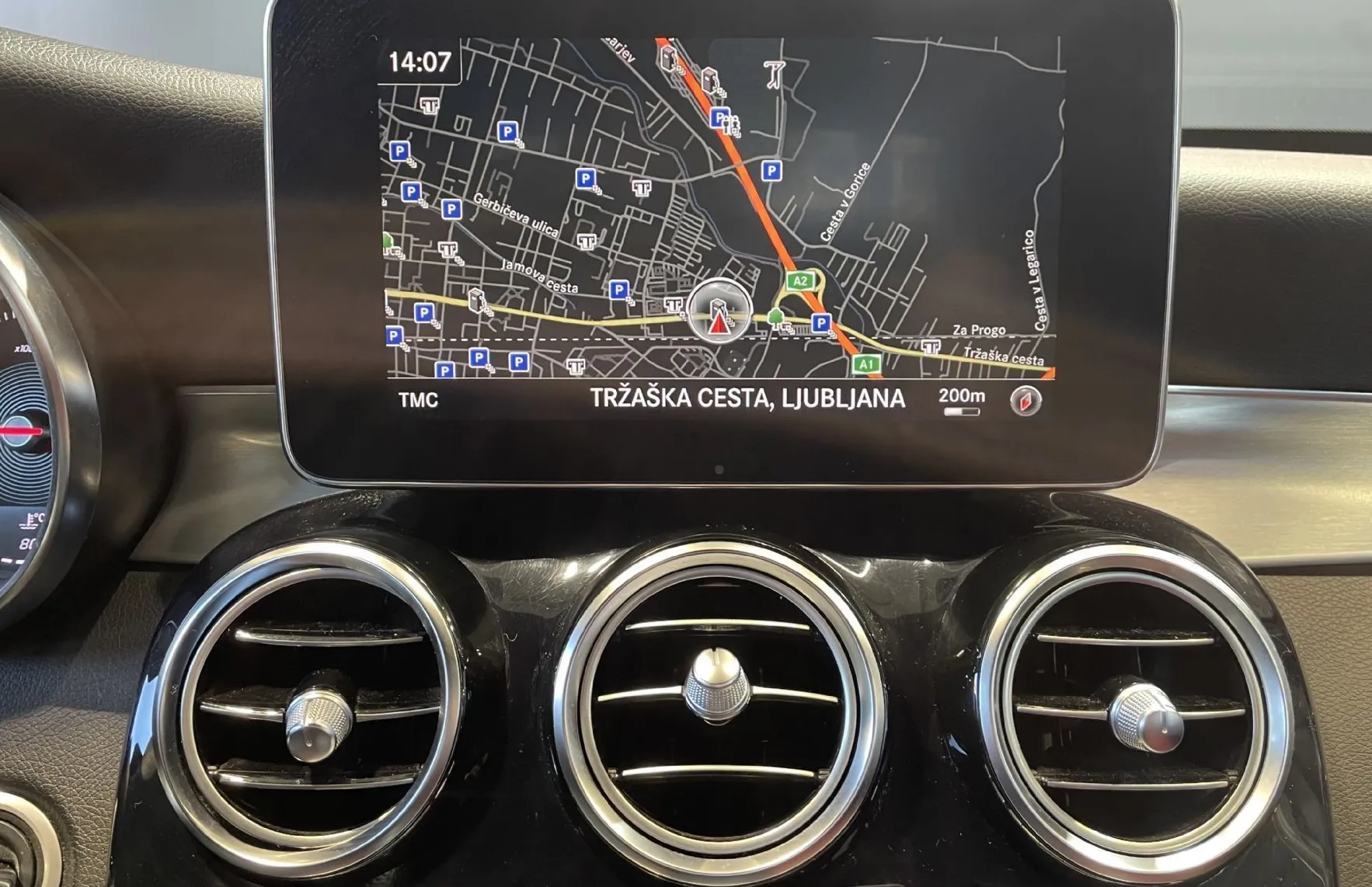 Zunanja slika - Mercedes-Benz C-Razred - C220d-AMG LINE-NAVI-TEMPOMAT-KAMERA-GRETJE SED-LED - 13