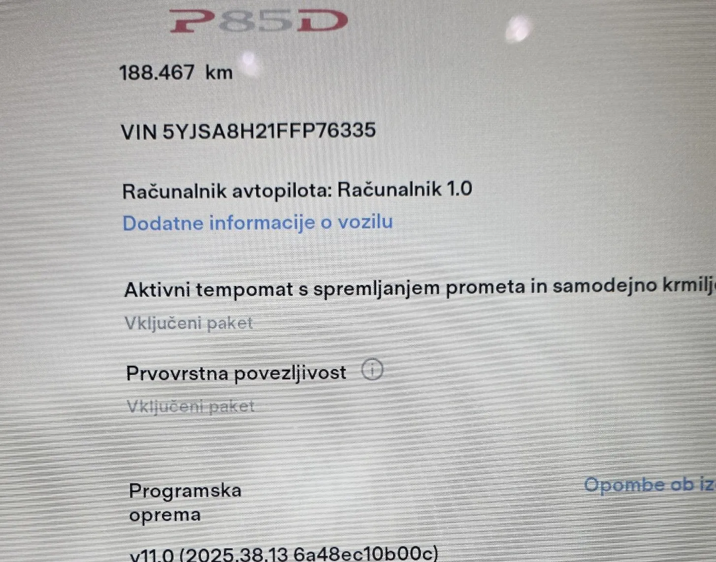 Zunanja slika - Tesla Model S - P85D+ PerformancePack FREE SUPERCHARGING AVTOPILOT - 11