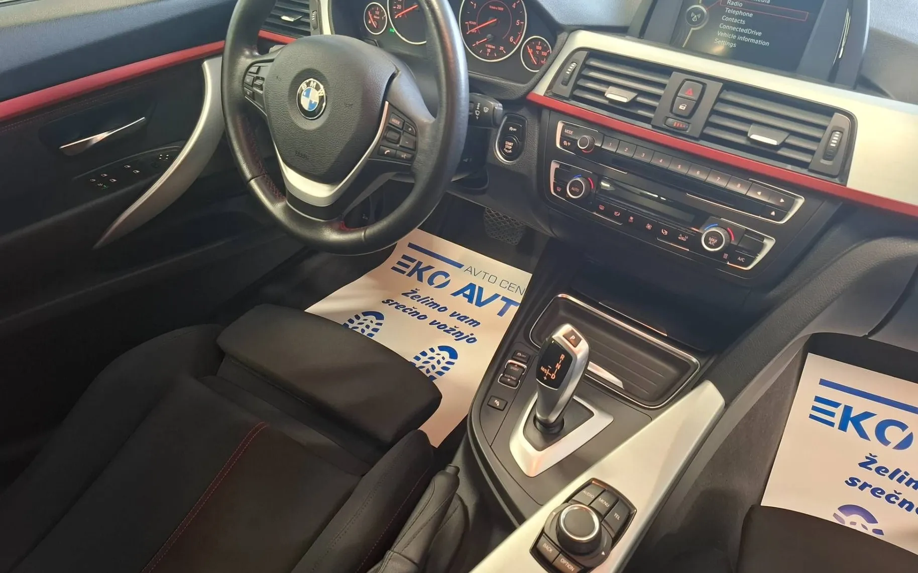 Notranja slika - BMW serija 3 Gran Turismo: - 318d Gran Turismo PDC-TEMP.-LED-ALU-SLO-1LASTNIK - 10