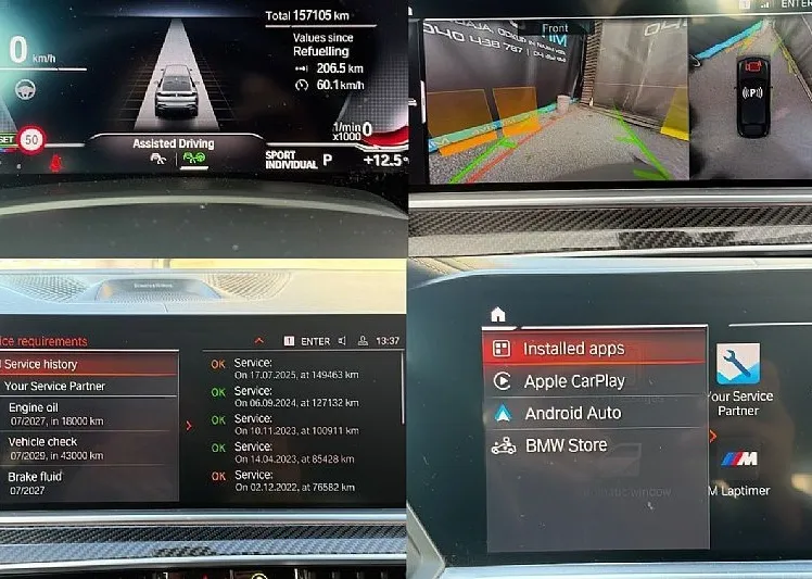 Zunanja slika - BMW serija X6: - xDrive40d Adapt. Zračno ACC Pano LASER NIGHTVISION - 10