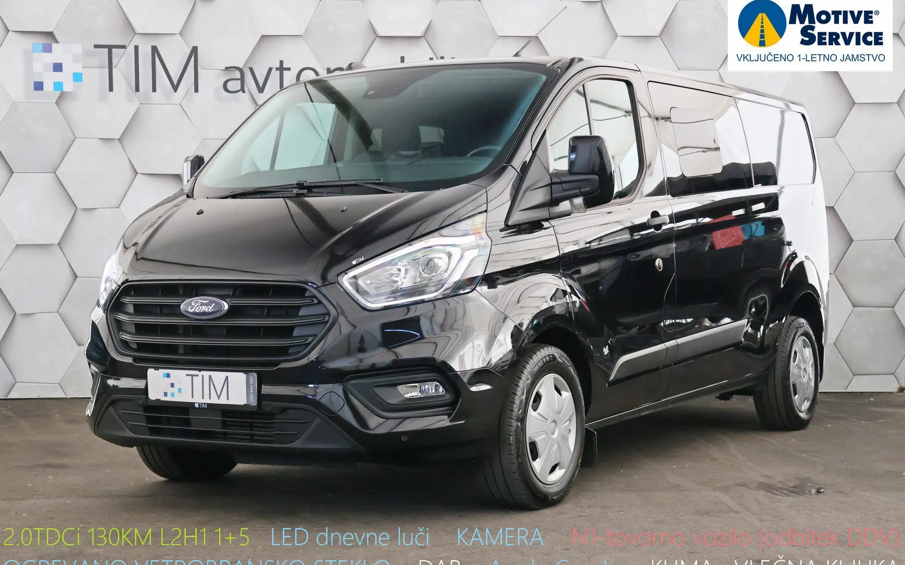 Zunanja slika - Ford E-Transit Custom - 2.0 TDCi L2H1 130KM 1+5 - 1
