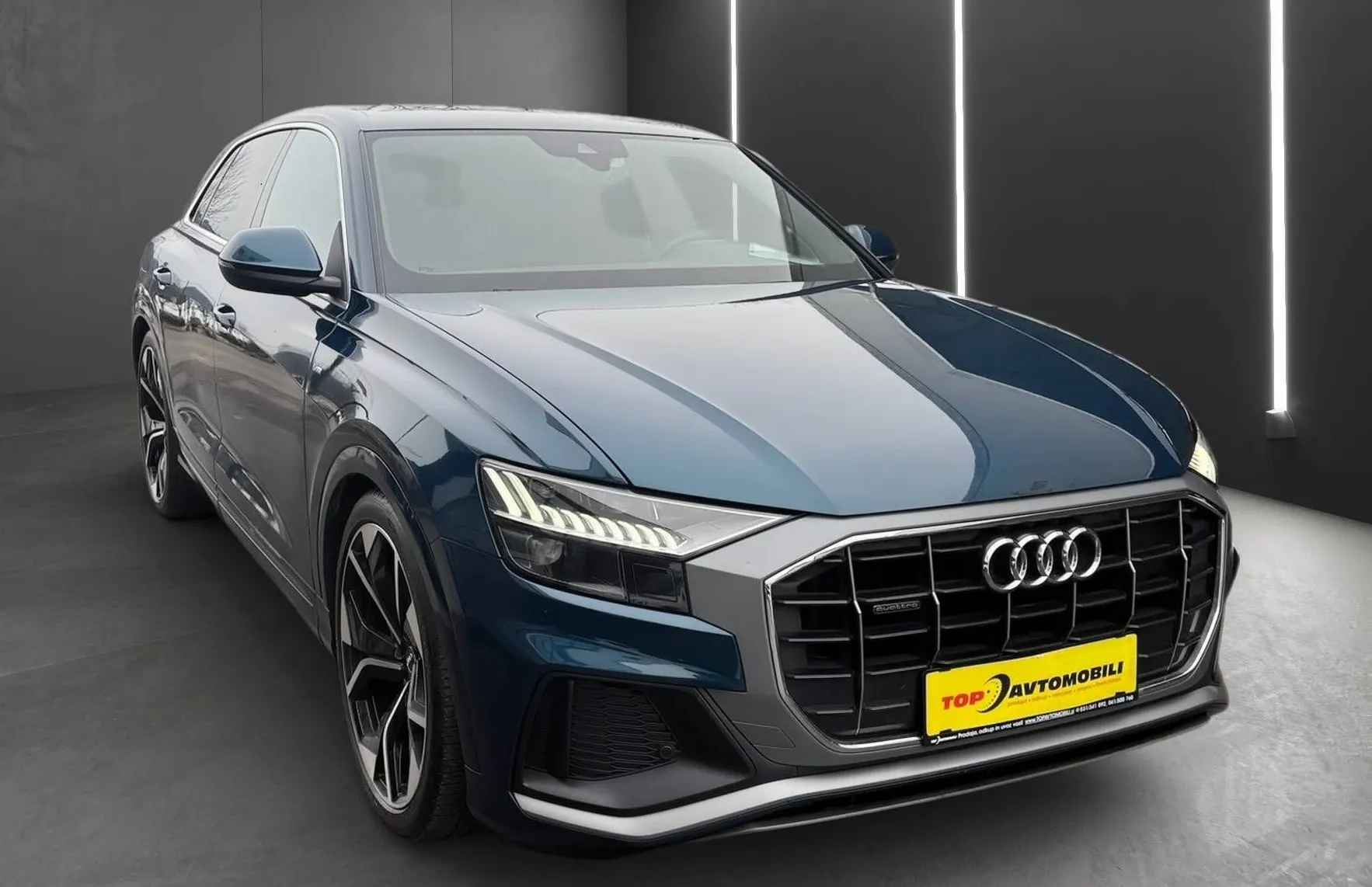 Zunanja slika - Audi Q8 - 50 TDI Q S LINE HD MATRIX ZRAČNO RADAR KAMERA - 10