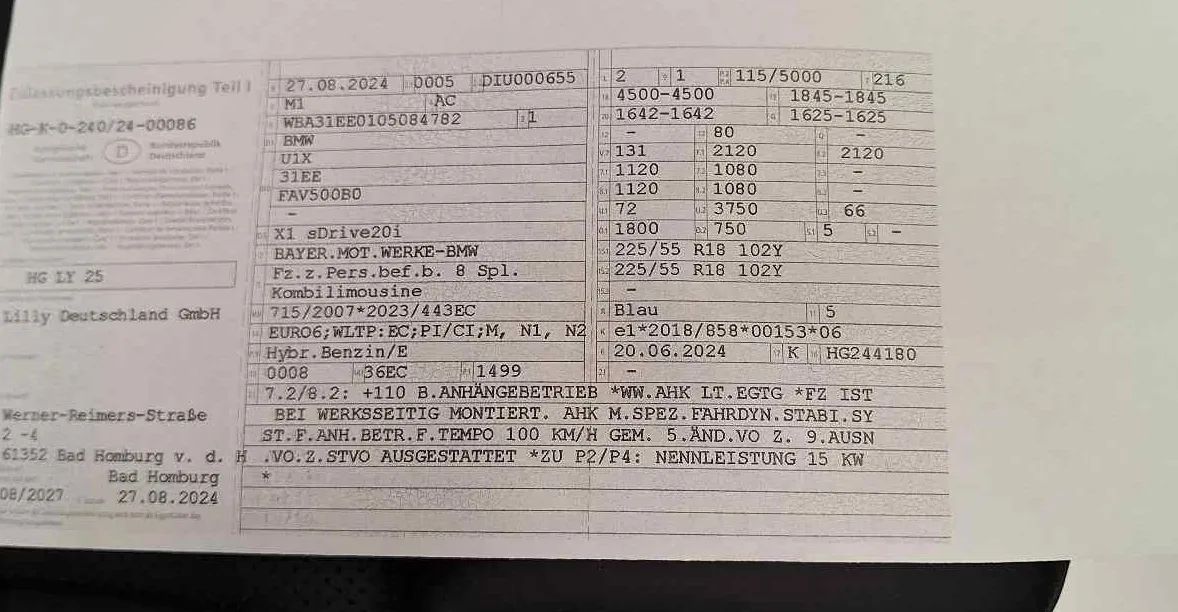 Zunanja slika - BMW X1 - serija : sDrive20i xLine Avt.NEMŠKI.PANORAMA.USNJE.52.000KM - 14