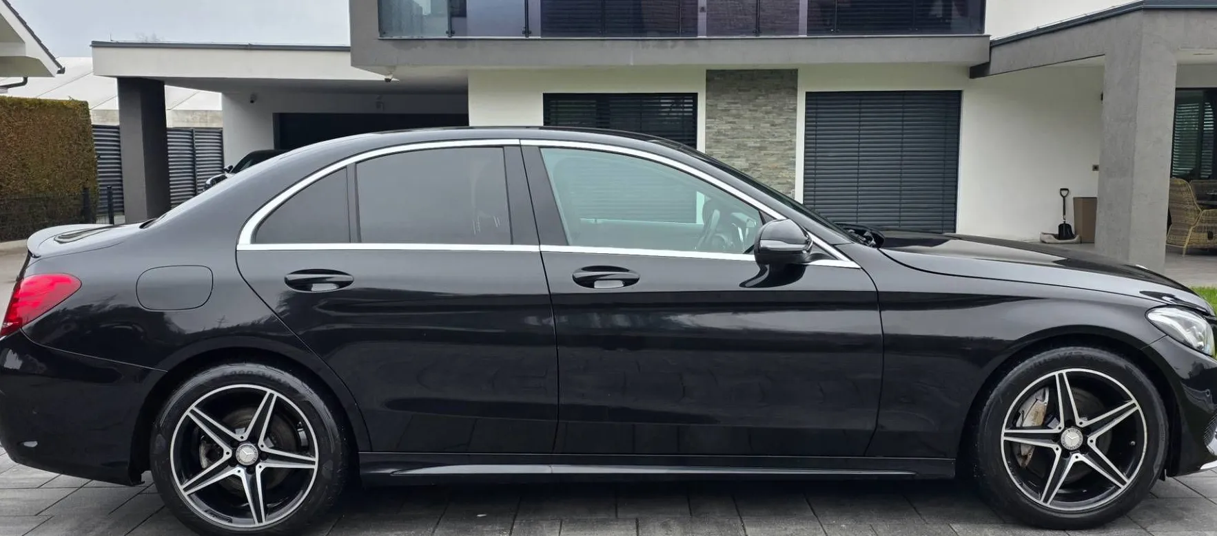 Zunanja slika - Mercedes-Benz C-Razred - 250CDI-AVT-AMG LINE-1 LASTNIK-SERVISNA KNJIGA-ACC - 6