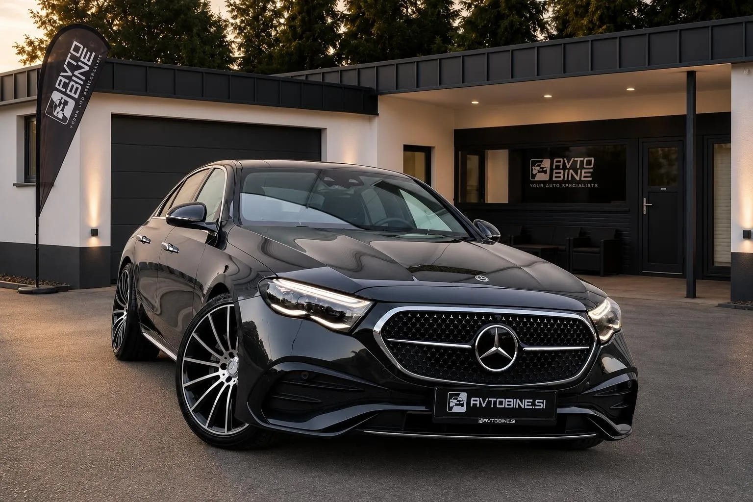 Zunanja slika - Mercedes-Benz E-Razred - E 220 d AMG Line 9G•LIMO•LED•ACC RADAR•360•KOT NOV - 1