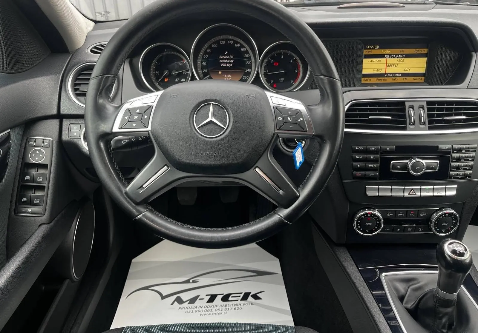 Notranja slika - Mercedes-Benz C-Razred - C 220 CDI BlueEFFICIENCY AVANTGARDE... - 12
