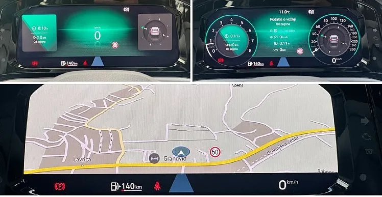Zunanja slika - VW Golf - 1.5 TSI Style|Gr.Sed|Navi|Virtual|PDC|1.Last - 13