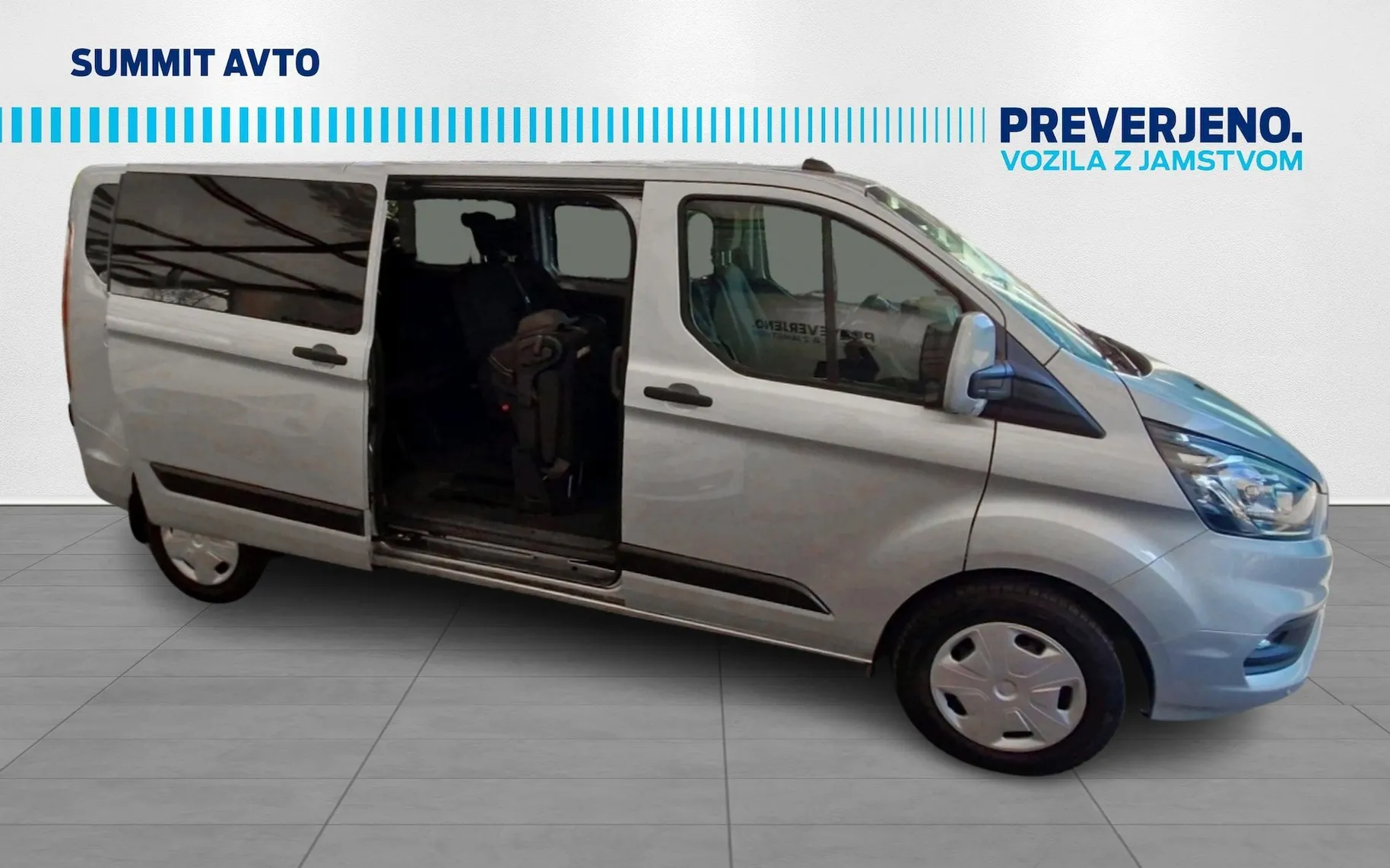 Zunanja slika - Ford Transit Custom - KOMBI TREND 2.0 TDCi 110 kW L2H1 7+1 - SLO-JAMSTVO - 10