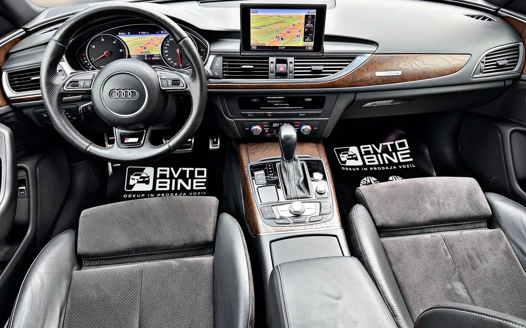 Notranja slika - Audi A6 Avant - 3.0 TDI  QUATTRO-235KW-BI-TURBO-MATRIX-NAVI-S LI.. - 10