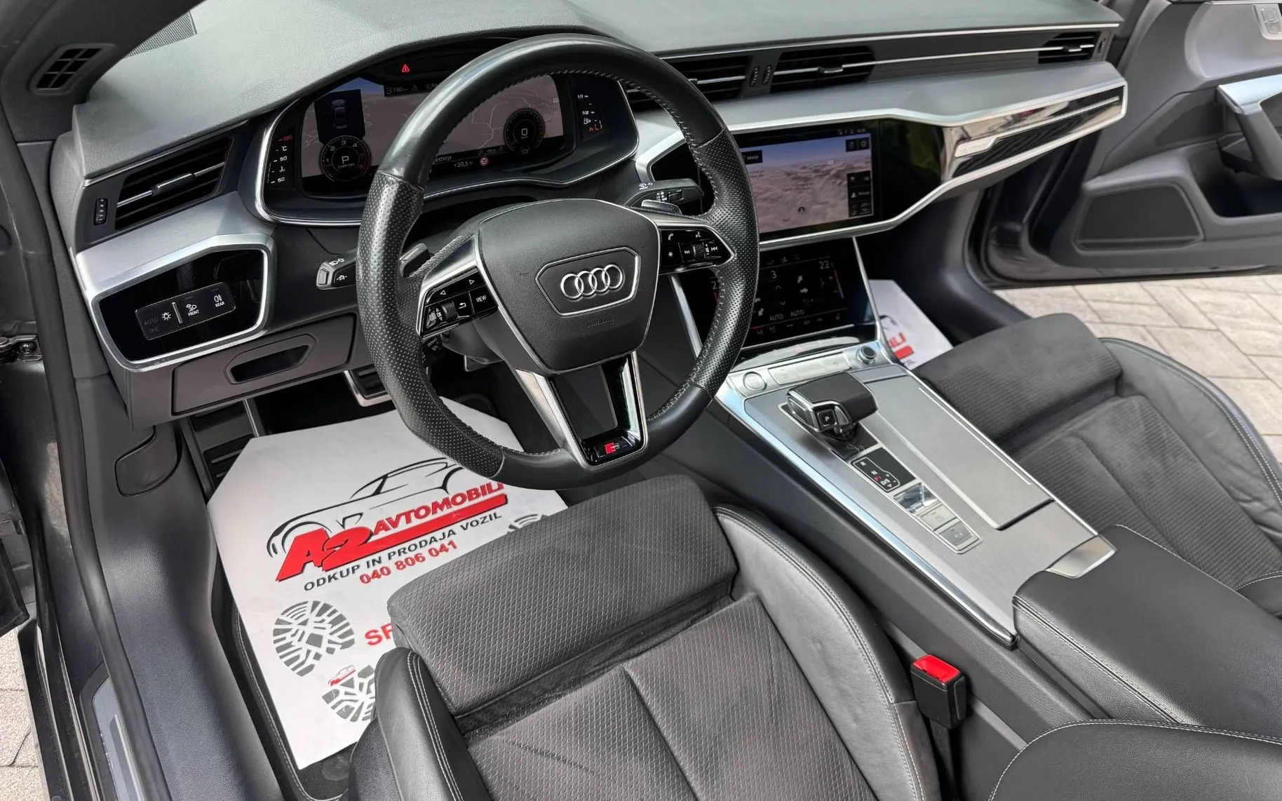 Notranja slika - Audi A7 - Sportback 50 TDI quattro S-LINE-PANORAMA-VIRTUAL- - 11