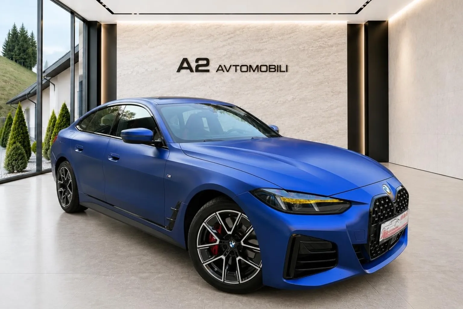 Notranja slika - BMW serija 4 Gran Coupe: - 420d xDrive M.PRO-PERFORMANCE SEDEŽI-MAT-HARMAN- - 9