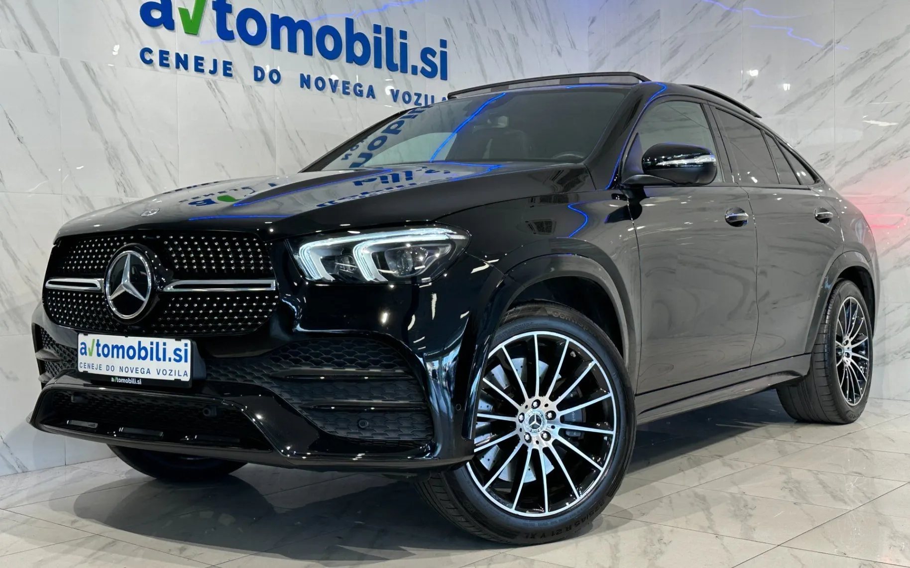 Zunanja slika - Mercedes-Benz GLE coupe - 400d|4Matic|AMG|Pano|Zračno|ACC|Hlajenje|360K|... - 1