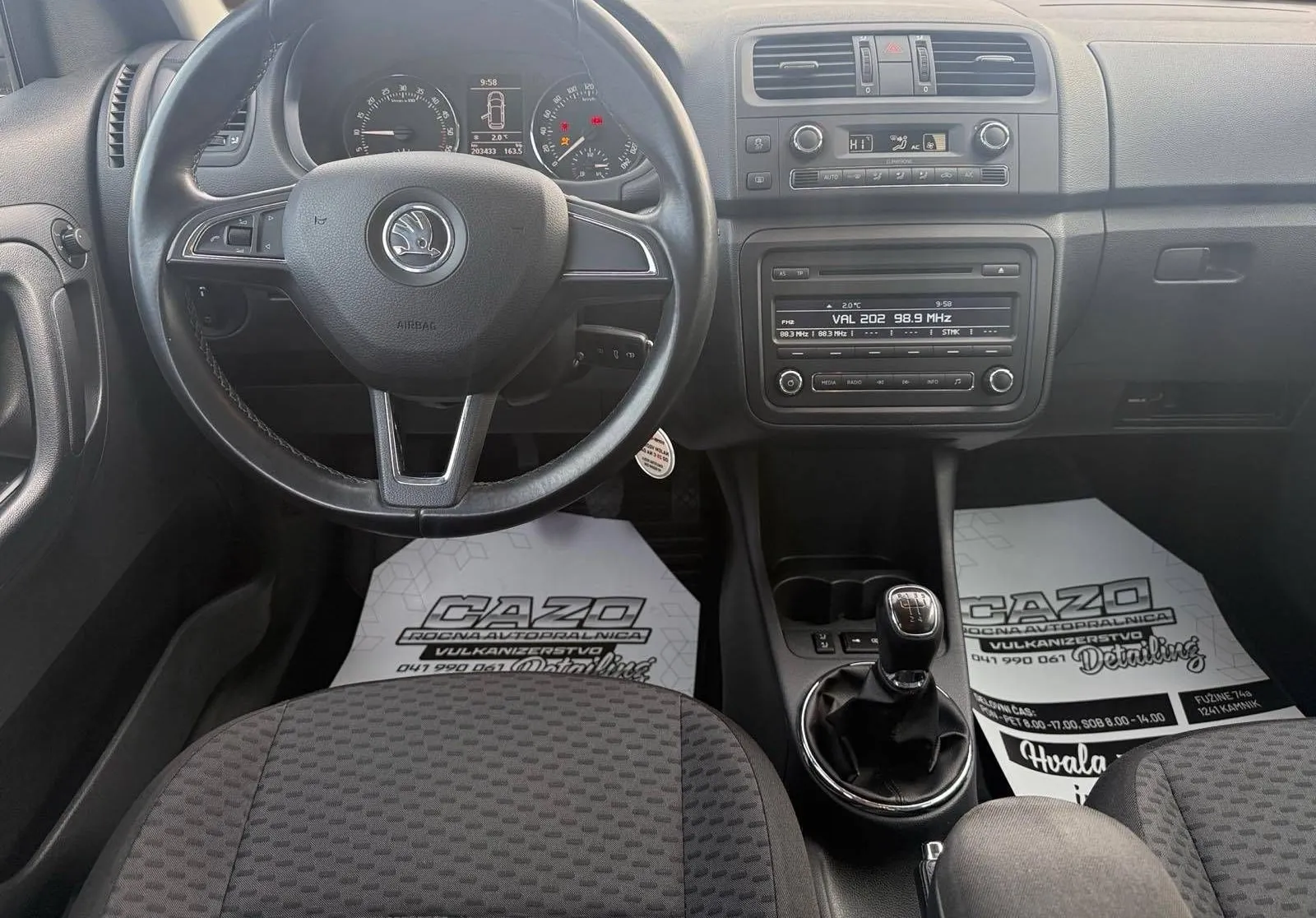 Notranja slika - Škoda Roomster - 1.6 TDI CR Elegance 66  90 ... - 7
