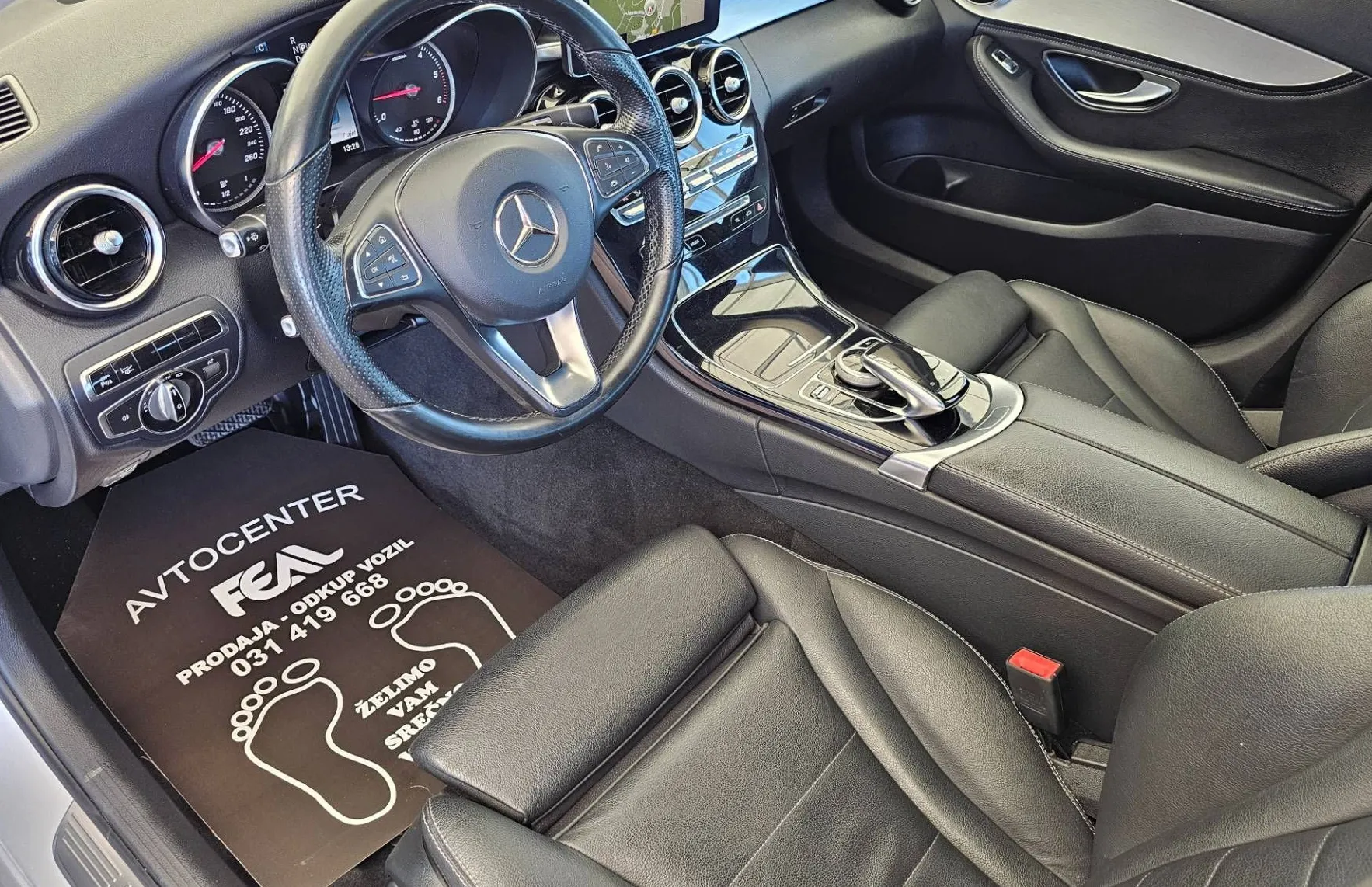 Zunanja slika - Mercedes-Benz C-Razred - C 220 D-AVT-SPORT-LED-HEAD UP-USNJE-ŠIBEDAH-1 LAS - 12