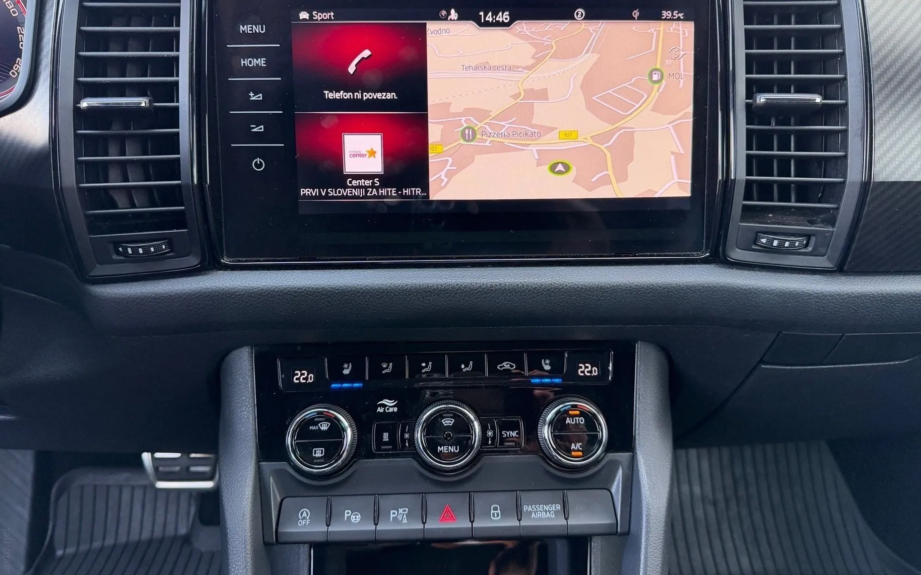 Notranja slika - Škoda Kodiaq - 4x4 2.0 TSI RS DSG-Panorama-Webasto-360 kamera.... - 9